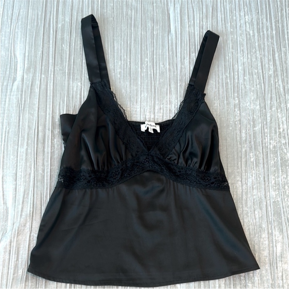 Black Heartloom Lace Cami Top